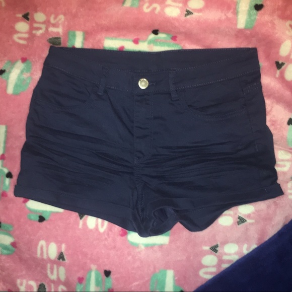 H&M Shorts Hm Divided Navy Shorts Poshmark